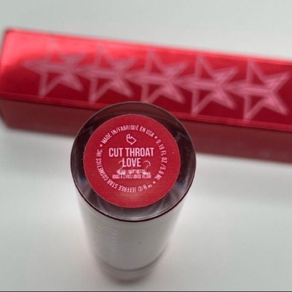 NEW! JEFFREE STAR ⭐️ VELOUR LIQUID LIPSTICK Cut Throat Love Dark Brick Red - Picture 4 of 16